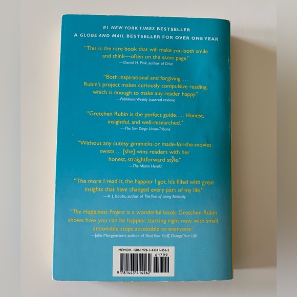 “The Happiness Project” - a Novel by Gretchen Rubin -VGUC - Picture 2 of 3
